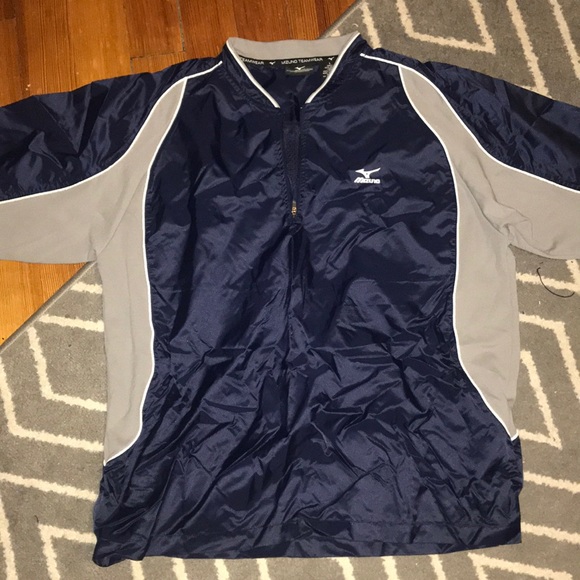 mizuno short sleeve windbreaker